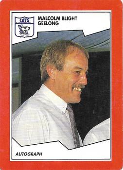 1989 Scanlens VFL #104 Malcolm Blight Front